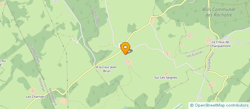 localisation de l'entreprise MONSIEUR FRANCOIS BOINAY  LES ECORCES