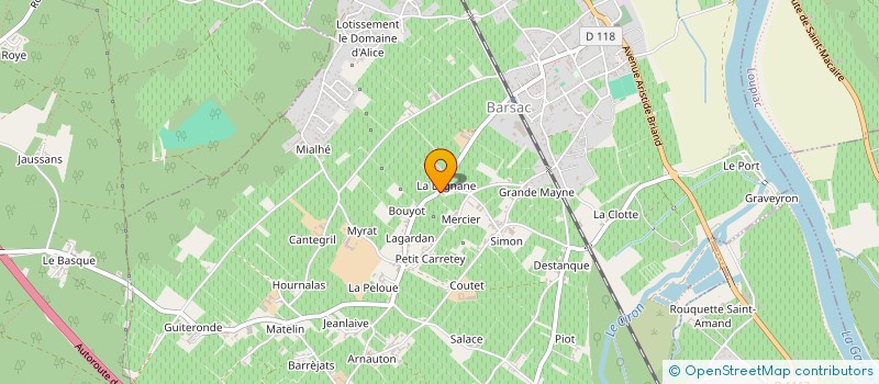 localisation de l'entreprise MONSIEUR FRANCOIS BOIREAU  LANDIRAS