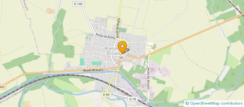 localisation de l'entreprise MONSIEUR FRANCOIS BOISEAU  BRIENON-SUR-ARMANCON