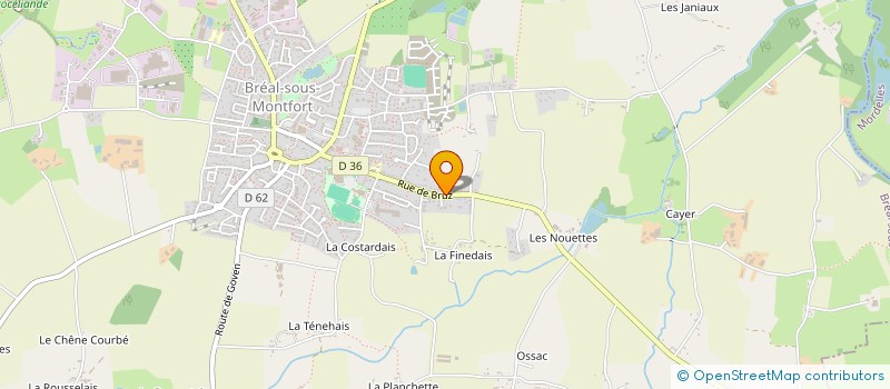 localisation de l'entreprise MONSIEUR FRANCOIS BOITTIN  BREAL-SOUS-MONTFORT