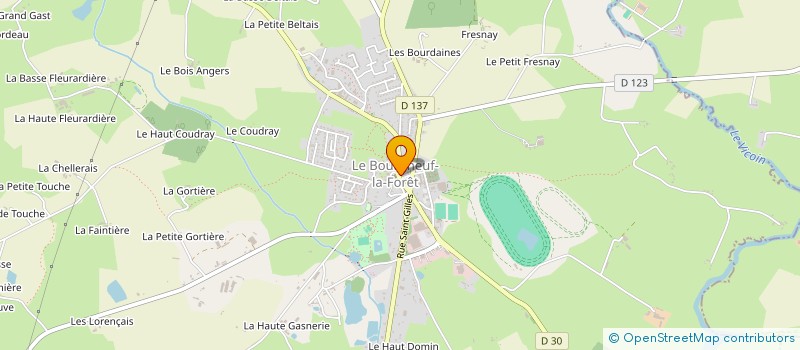 localisation de l'entreprise MONSIEUR FRANCOIS BOITTIN  LE BOURGNEUF-LA-FORET