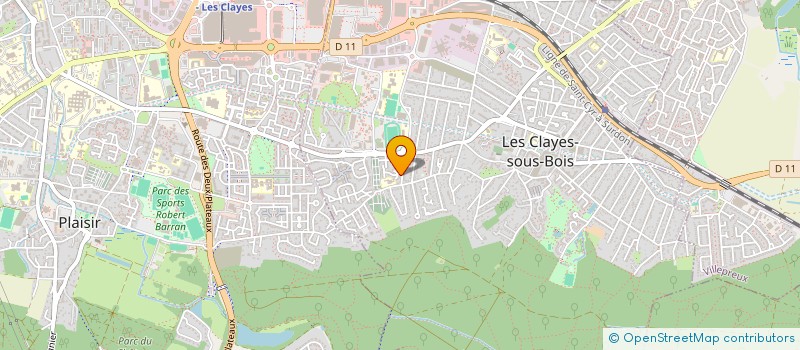 localisation de l'entreprise MONSIEUR FRANCOIS BOIZARD à LES CLAYES-SOUS-BOIS