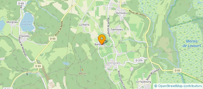 localisation de l'entreprise MONSIEUR FRANCOIS BONHOURE à CEYZERIEU