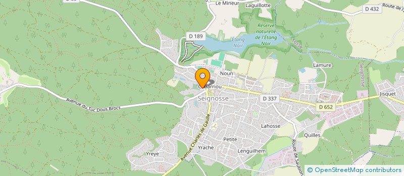 localisation de l'entreprise MONSIEUR FRANCOIS BONIFACE  SEIGNOSSE