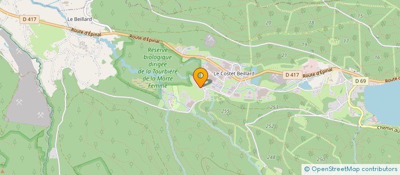 localisation de l'entreprise MONSIEUR FRANCOIS BONNE  GERARDMER