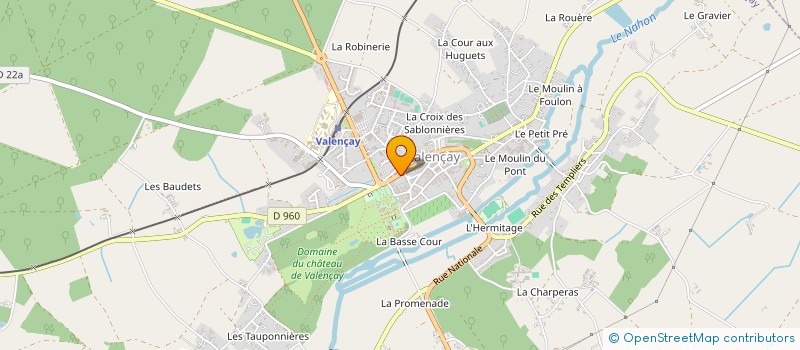 localisation de l'entreprise MONSIEUR FRANCOIS BONNEAU à VALENCAY