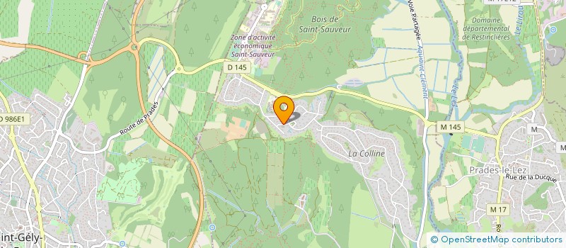 localisation de l'entreprise MONSIEUR FRANCOIS BONNET  SAINT-GELY-DU-FESC