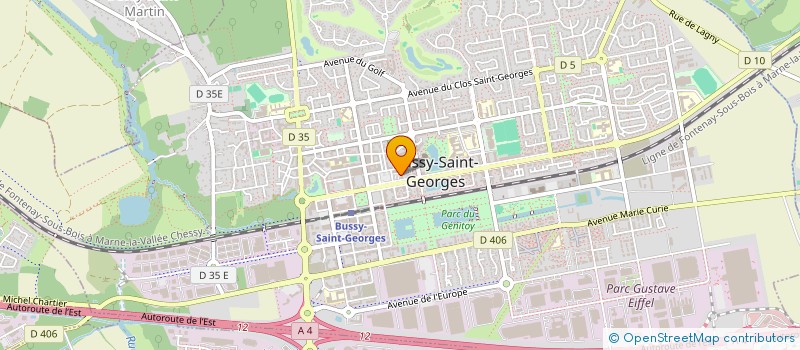 localisation de l'entreprise MONSIEUR FRANCOIS BONNET  BUSSY-SAINT-GEORGES