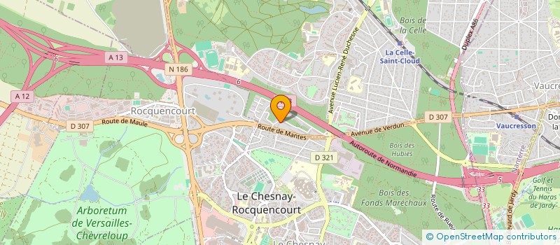 localisation de l'entreprise MONSIEUR FRANCOIS BONNISSENT  LA CELLE-SAINT-CLOUD