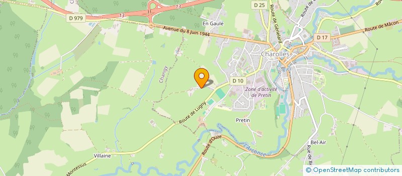 localisation de l'entreprise MONSIEUR FRANCOIS BONNOT  CHAROLLES