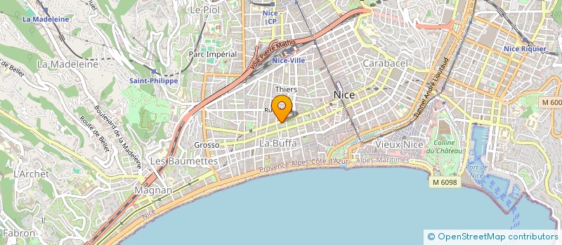 localisation de l'entreprise MONSIEUR FRANCOIS BONY à NICE