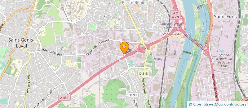 localisation de l'entreprise MONSIEUR FRANCOIS BONY  IRIGNY