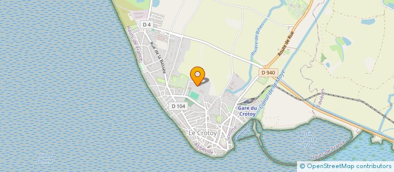 localisation de l'entreprise MONSIEUR FRANCOIS BORDREZ à LE CROTOY