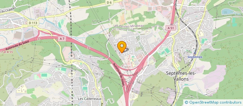 localisation de l'entreprise MONSIEUR FRANCOIS BORJA à SEPTEMES-LES-VALLONS