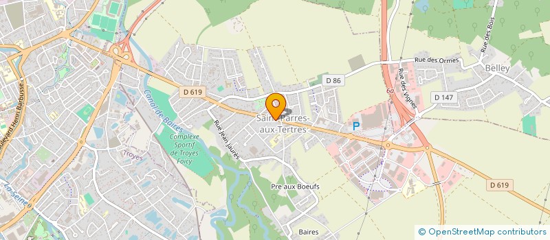 localisation de l'entreprise MONSIEUR FRANCOIS BORNANT à SAINT-PARRES-AUX-TERTRES