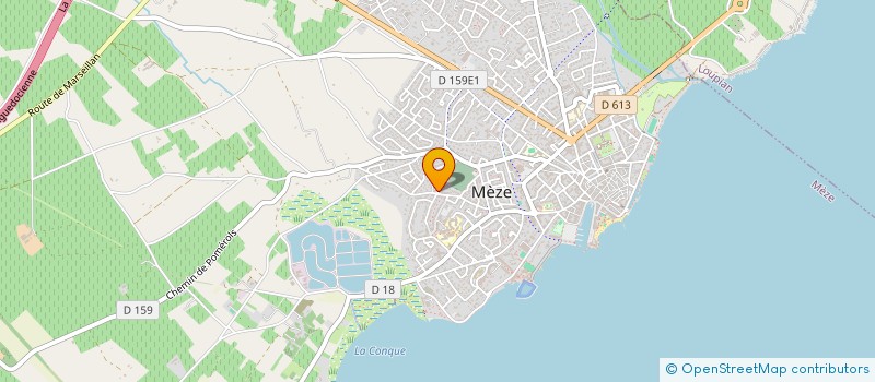 localisation de l'entreprise MONSIEUR FRANCOIS BORREL à MEZE