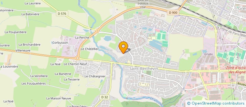 localisation de l'entreprise MONSIEUR FRANCOIS BOSQUILLON DE JENLIS  SAINT-BERTHEVIN