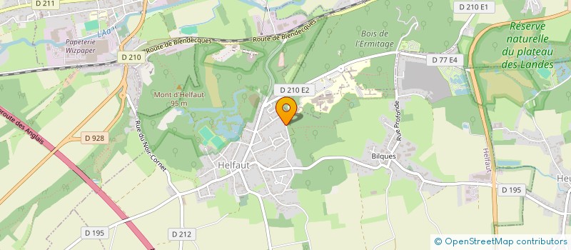 localisation de l'entreprise MONSIEUR FRANCOIS BOSSAERT  HELFAUT