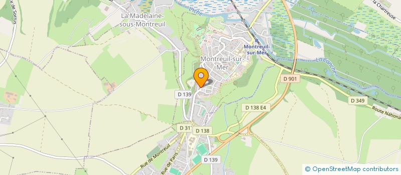localisation de l'entreprise MONSIEUR FRANCOIS BOTTE à MONTREUIL-SUR-MER