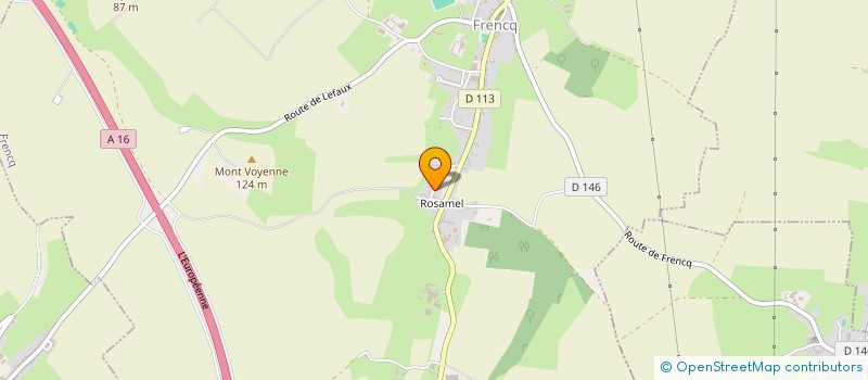 localisation de l'entreprise MONSIEUR FRANCOIS BOUCHARD  FRENCQ