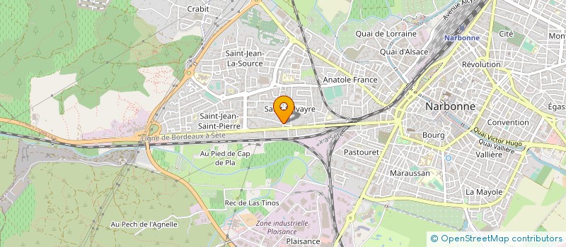 localisation de l'entreprise MONSIEUR FRANCOIS BOUCHE-PILLON  NARBONNE