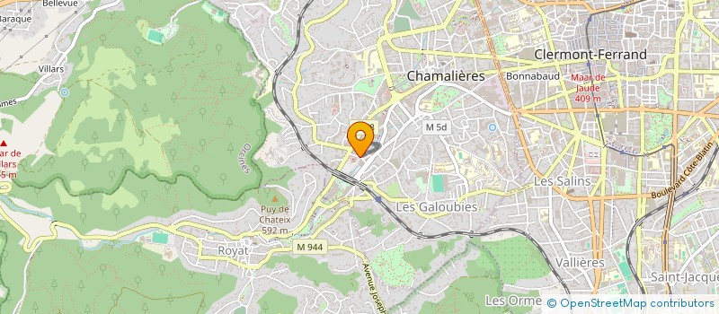localisation de l'entreprise MONSIEUR FRANCOIS BOUCHEIX à CHAMALIERES