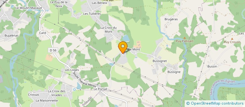 localisation de l'entreprise MONSIEUR FRANCOIS BOUCHER  AMBAZAC