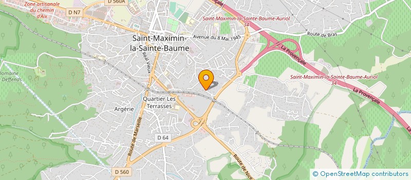 localisation de l'entreprise MONSIEUR FRANCOIS BOUIS à SAINT-MAXIMIN-LA-SAINTE-BAUME