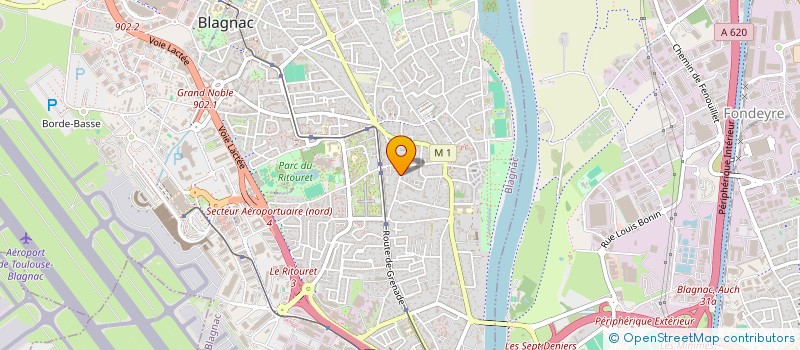 localisation de l'entreprise MONSIEUR FRANCOIS BOULANGER à BLAGNAC