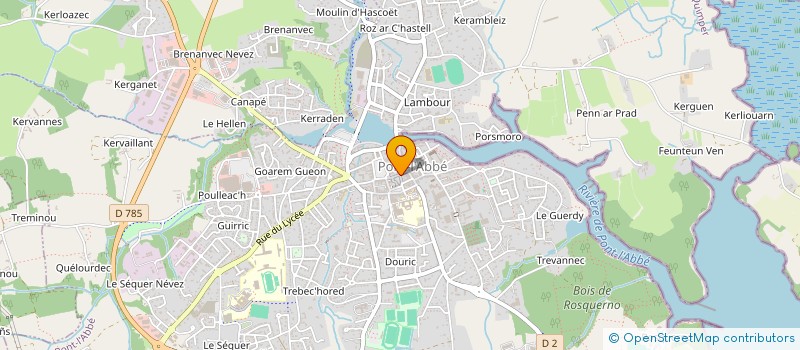 localisation de l'entreprise MONSIEUR FRANCOIS BOULEN  PONT-L'ABBE