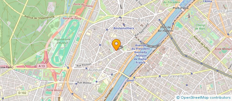 localisation de l'entreprise MONSIEUR FRANCOIS BOULLOCHE  PARIS