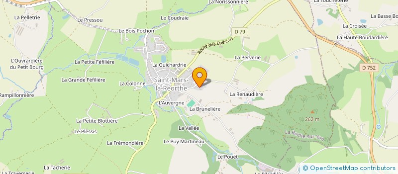 localisation de l'entreprise MONSIEUR FRANCOIS BOUQUIN à SAINT-MARS-LA-REORTHE