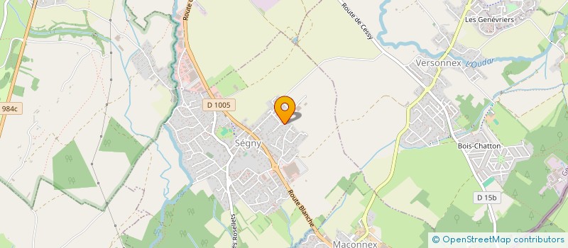 localisation de l'entreprise MONSIEUR FRANCOIS BOUQUIN  SEGNY