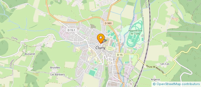 localisation de l'entreprise MONSIEUR FRANCOIS BOURCET à CLUNY