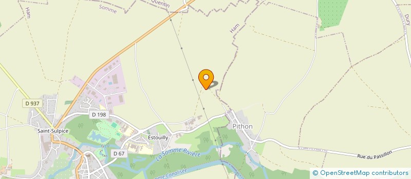 localisation de l'entreprise MONSIEUR FRANCOIS BOURDON  HAM