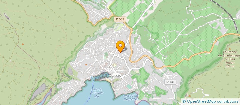 localisation de l'entreprise MONSIEUR FRANCOIS BOURGAULT  CASSIS