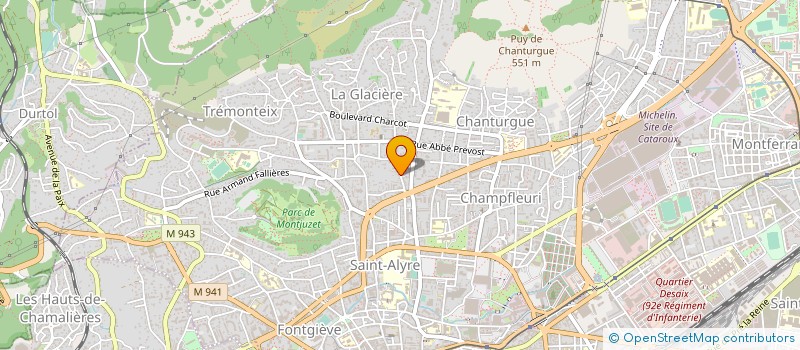 localisation de l'entreprise MONSIEUR FRANCOIS BOURGNON  CLERMONT-FERRAND