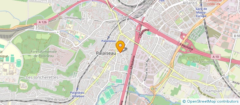 localisation de l'entreprise MONSIEUR FRANCOIS BOURGUIGNON  PALAISEAU