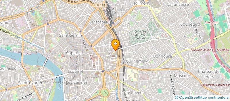localisation de l'entreprise MONSIEUR FRANCOIS BOURJOL à TOULOUSE
