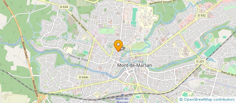 localisation de l'entreprise MONSIEUR FRANCOIS BOURLON  MONT-DE-MARSAN