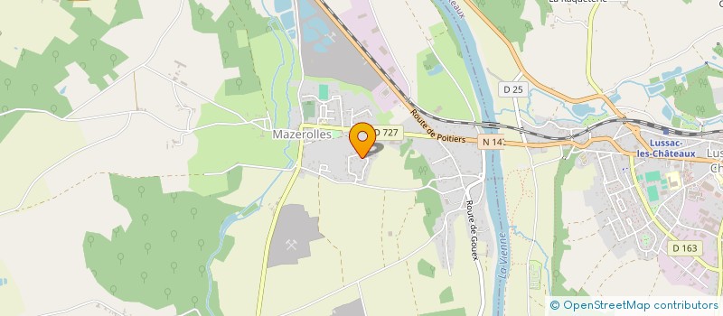 localisation de l'entreprise MONSIEUR FRANCOIS BOURRICAULT à MAZEROLLES