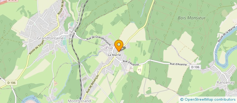 localisation de l'entreprise MONSIEUR FRANCOIS BOURSEILLER à MONTFERRAND-LE-CHATEAU