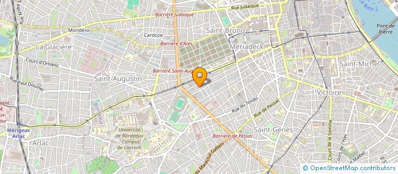 localisation de l'entreprise MONSIEUR FRANCOIS BOUSSARIE  BORDEAUX