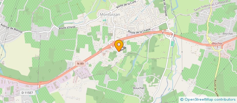 localisation de l'entreprise MONSIEUR FRANCOIS BOUSSEAU  MONTUSSAN