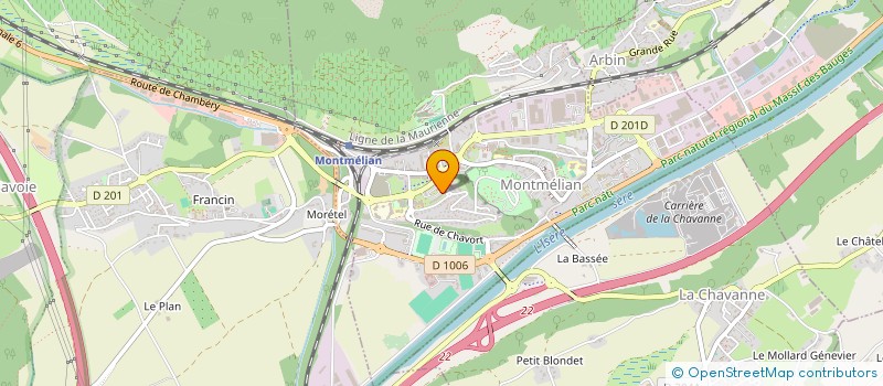 localisation de l'entreprise MONSIEUR FRANCOIS BOUTHORS  MONTMELIAN