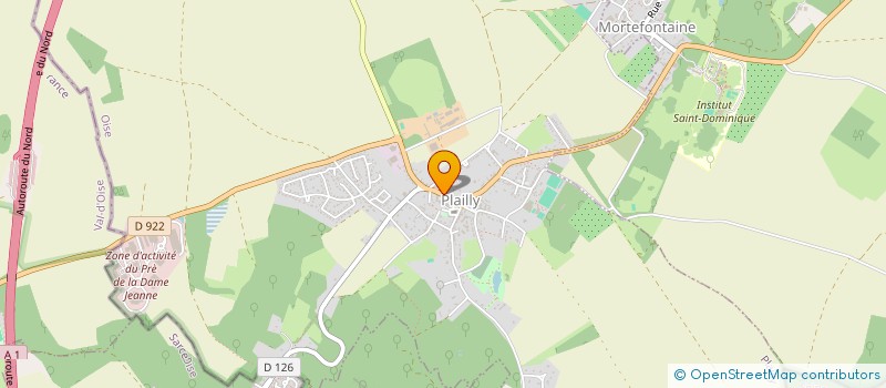 localisation de l'entreprise MONSIEUR FRANCOIS BOUYER  PLAILLY