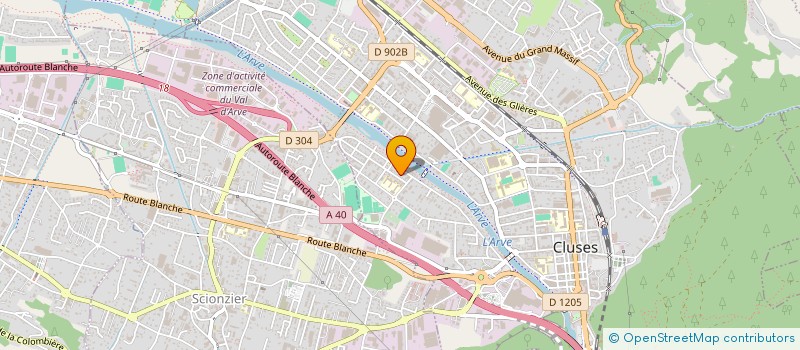 localisation de l'entreprise MONSIEUR FRANCOIS BOYER  CLUSES