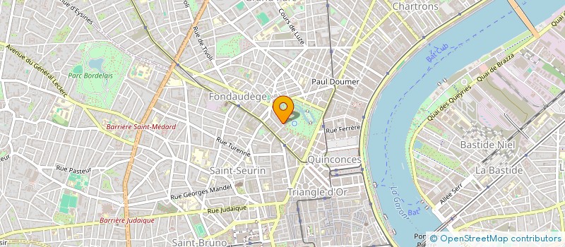 localisation de l'entreprise MONSIEUR FRANCOIS BOYER DE LA GIRODAY  BORDEAUX