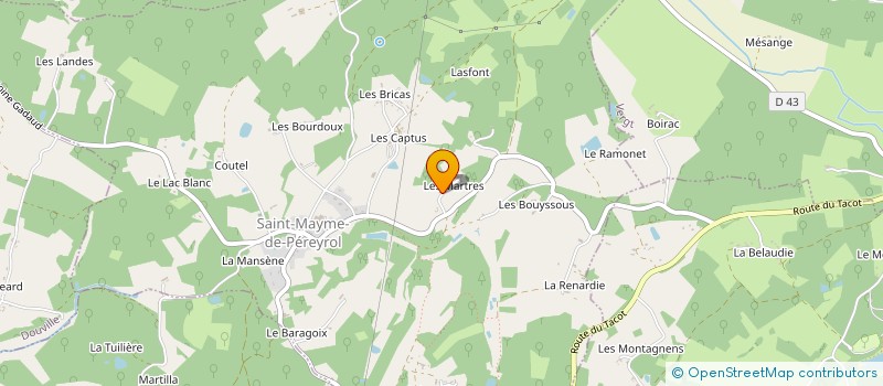 localisation de l'entreprise MONSIEUR FRANCOIS BRACHET à SAINT-MAYME-DE-PEREYROL