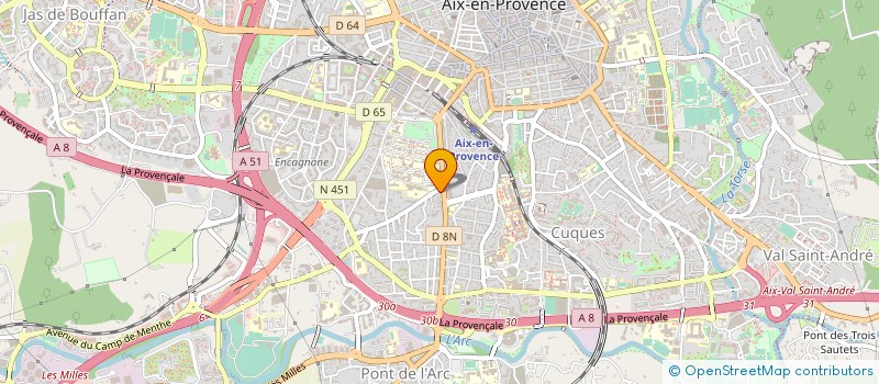 localisation de l'entreprise MONSIEUR FRANCOIS BRACKMAN  AIX EN PROVENCE